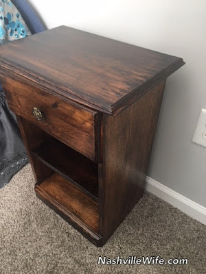 Refinished nightstand