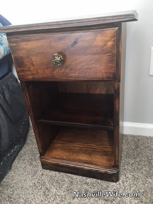 Refinished nightstand